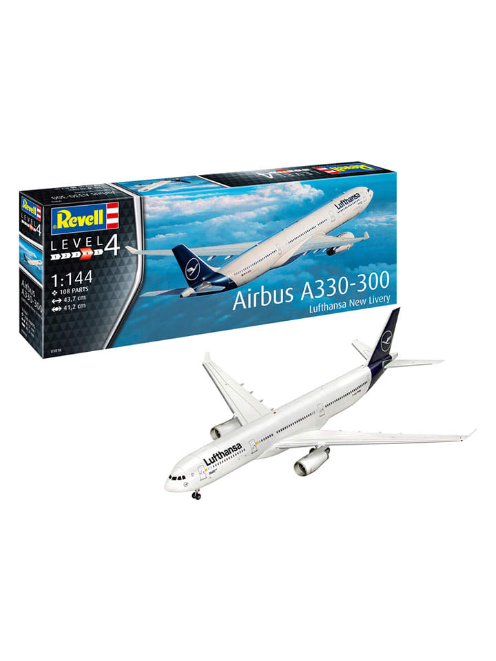 Revell Model "Airbus A330-300 - Lufthansa New Livery" do zlożenia - 12+ rozmiar: onesize