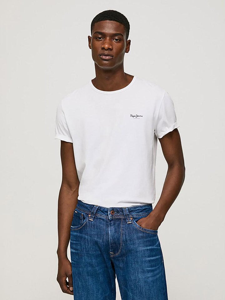Pepe Jeans Koszulka w kolorze białym rozmiar: M