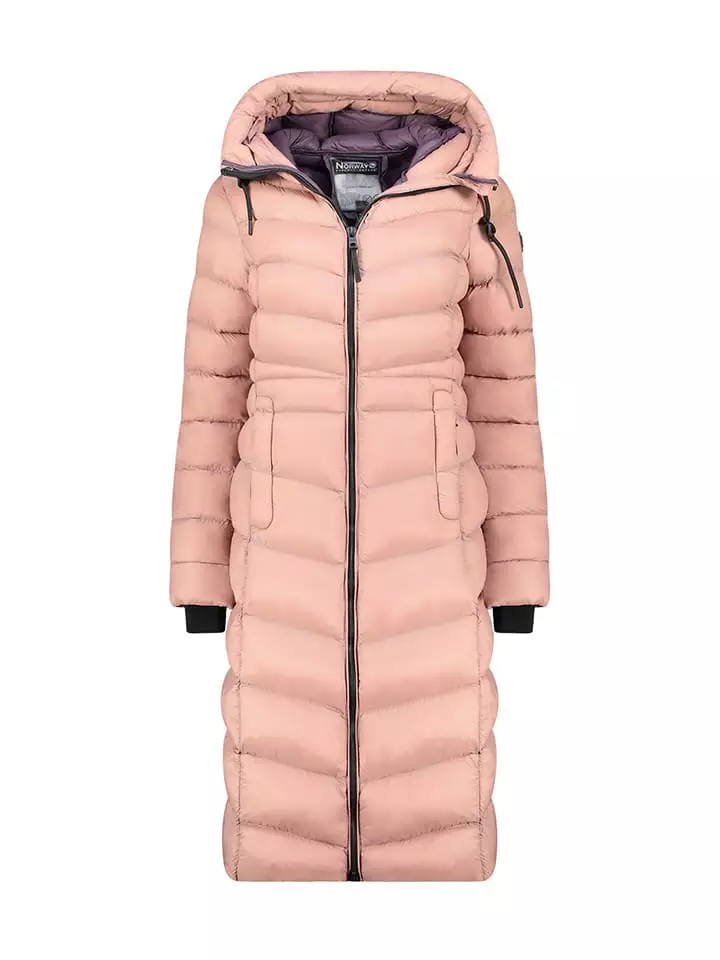 Geographical Norway Płaszcz pikowany "Berangere" w kolorze jasnoróżowym rozmiar: 152