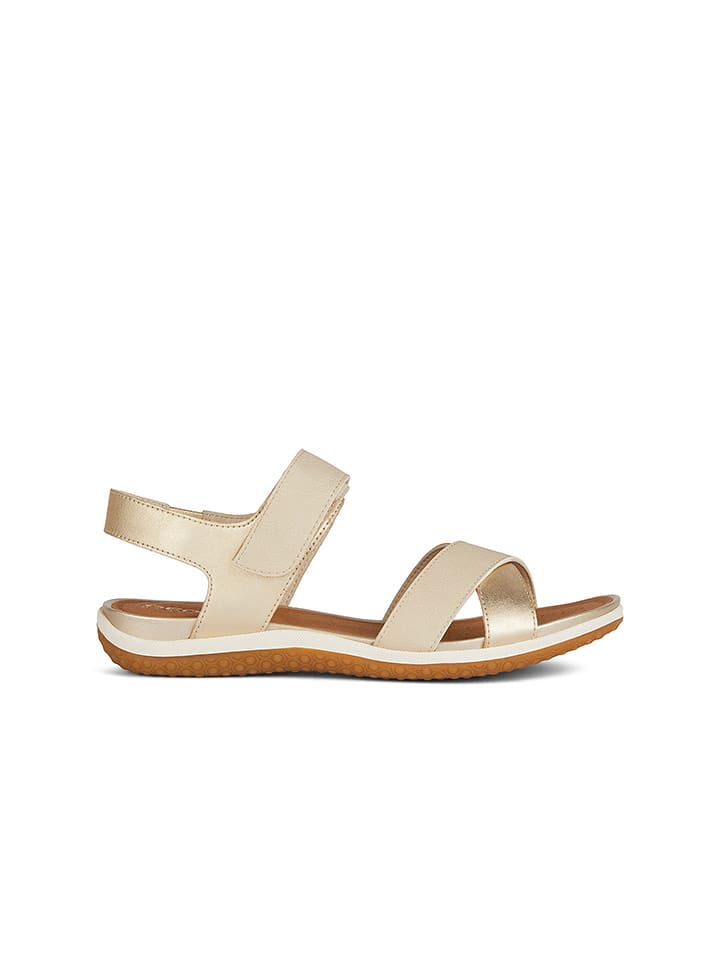 Geox Sandały "Vega" w kolorze złoto-kremowym rozmiar: 37