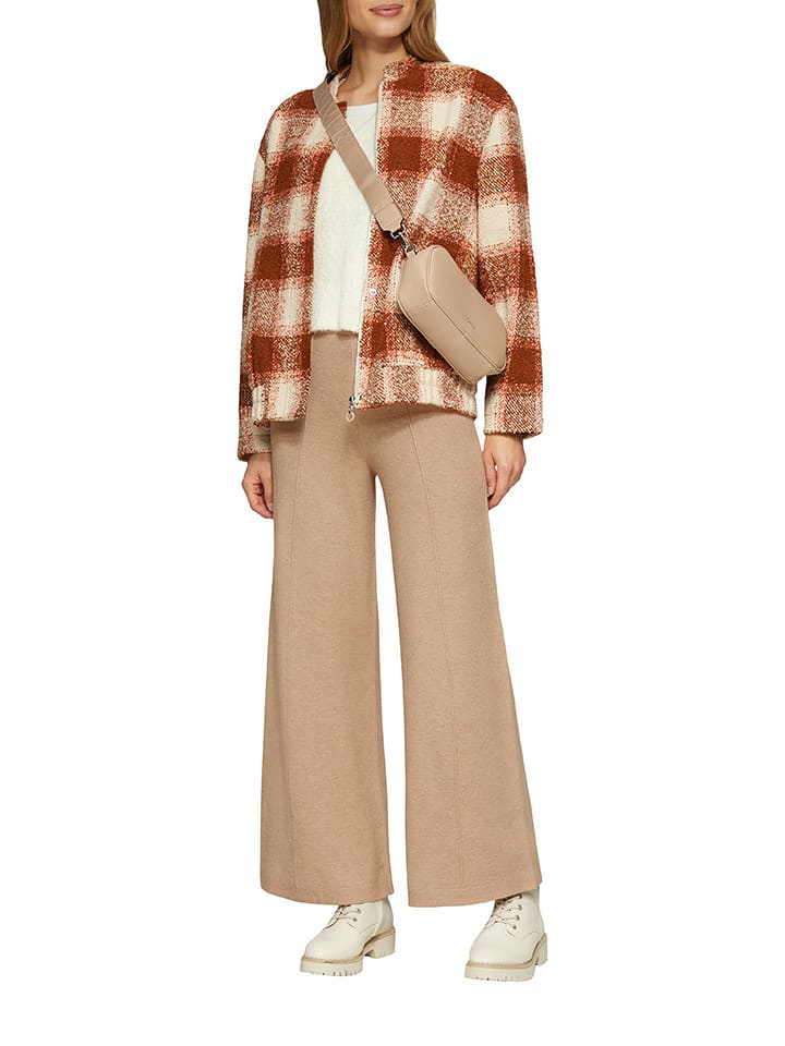 s.Oliver Spodnie - Comfort fit - w kolorze beżowym rozmiar: 36