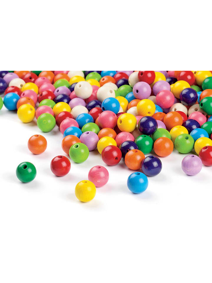 Haba Drewniane koraliki w różnych kolorach - 3+ rozmiar: onesize