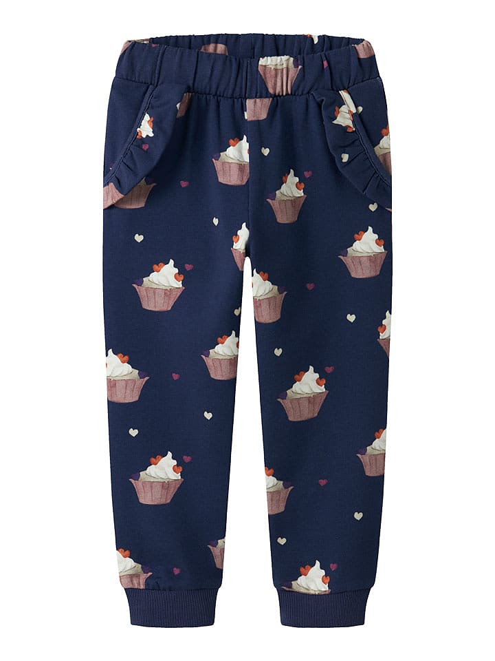 name it Spodnie dresowe w kolorze granatowym rozmiar: 92