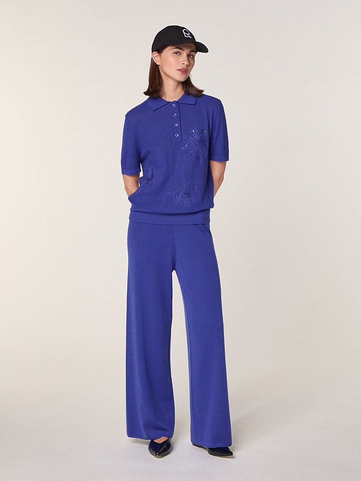 Rodier Wełniana koszulka w kolorze niebieskim rozmiar: L