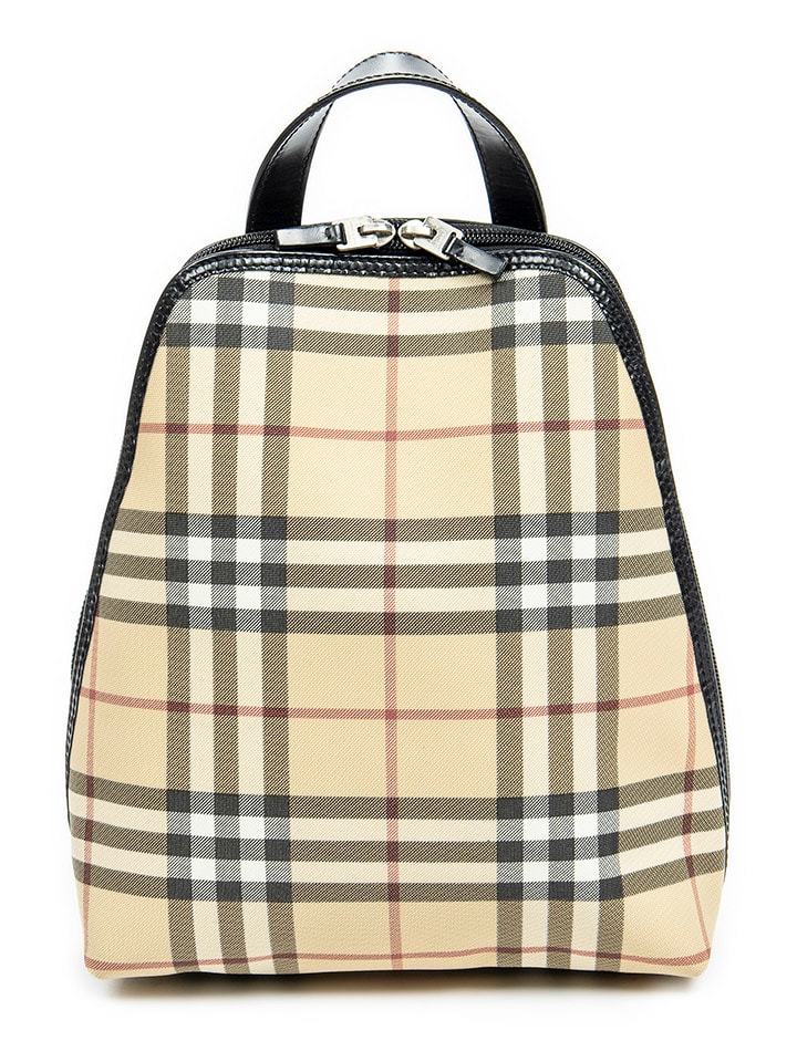 Burberry Plecak w kolorze beżowo-czarnym - 22 x 26 x 10 cm rozmiar: onesize