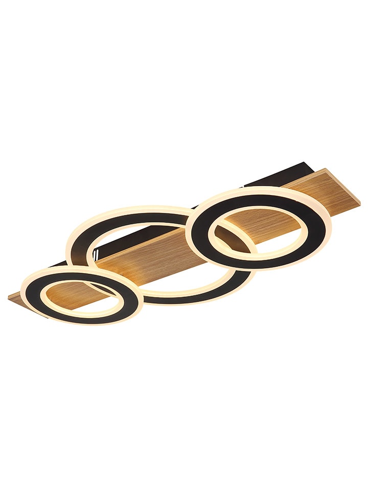 Globo lighting Lampa sufitowa LED "Jayden" w kolorze jasnobrązowym - 73 x 7 x 35 cm rozmiar: onesize