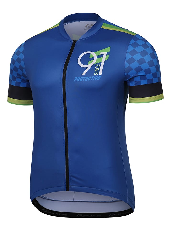 Protective Koszulka kolarska "Hell Yeah" w kolorze niebieskim rozmiar: 3XL
