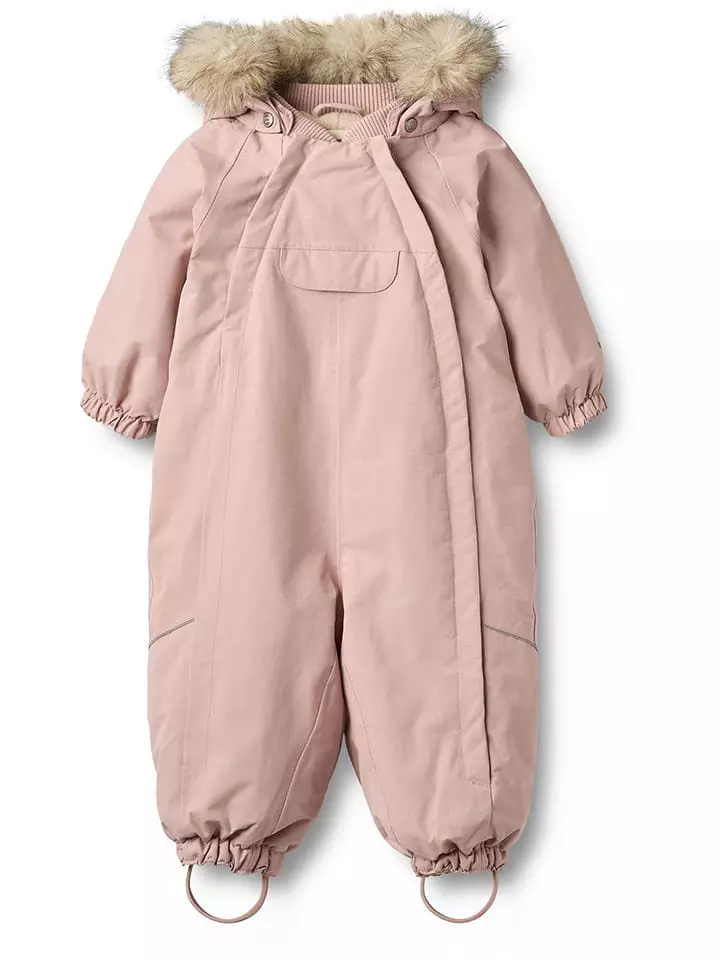 Wheat Kombinezon zimowy "Nickie" w kolorze jasnoróżowym rozmiar: 74
