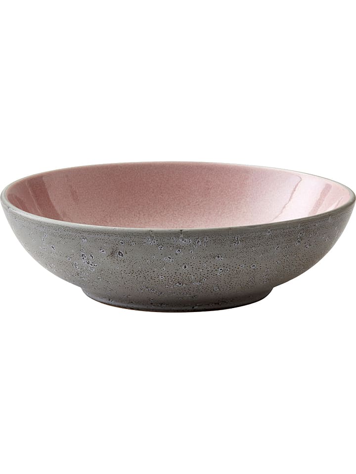 Bitz Talerz w kolorze jasnoróżowo-szarym do makaronu - Ø 20 cm rozmiar: onesize