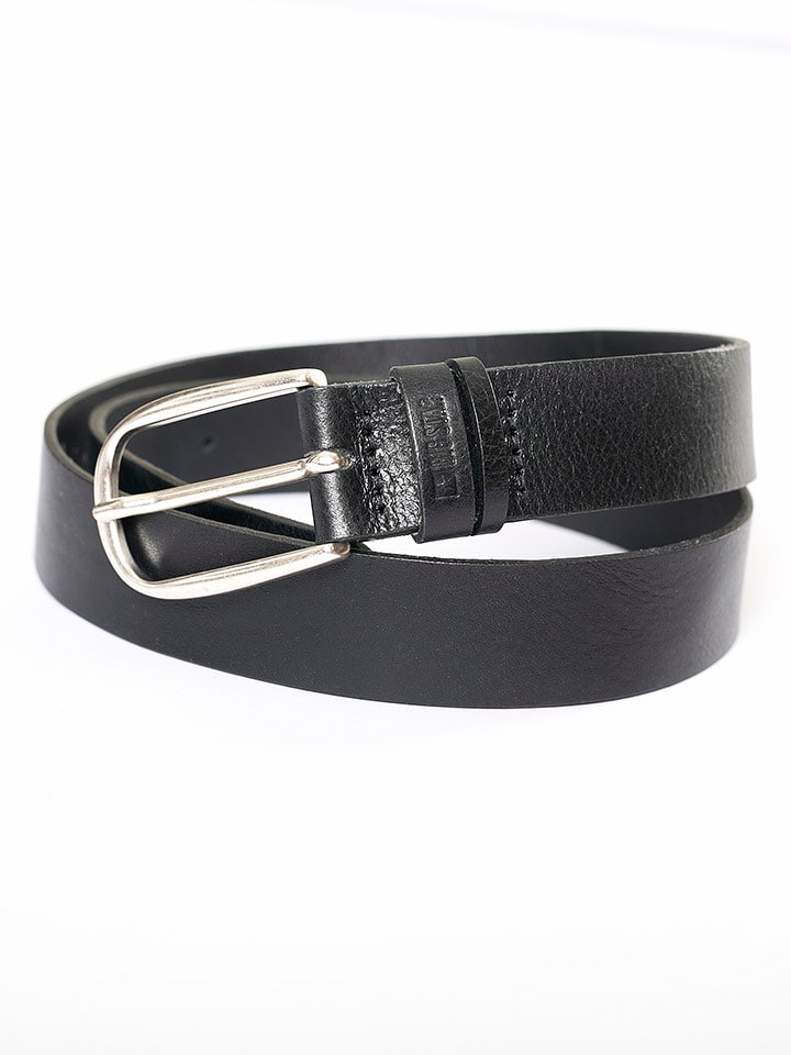 BIG STAR Skórzany pasek w kolorze czarnym rozmiar: S