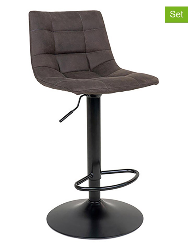 House Nordic Hockery barowe (2 szt.) w kolorze ciemnoszarym - 43 x 43 cm rozmiar: onesize