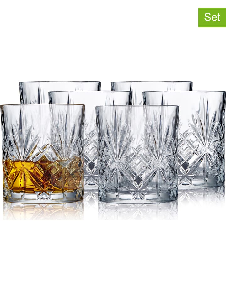 Lyngby Glas Szklanki (6 szt.) "Melodia" do whiskey - 310 ml rozmiar: onesize