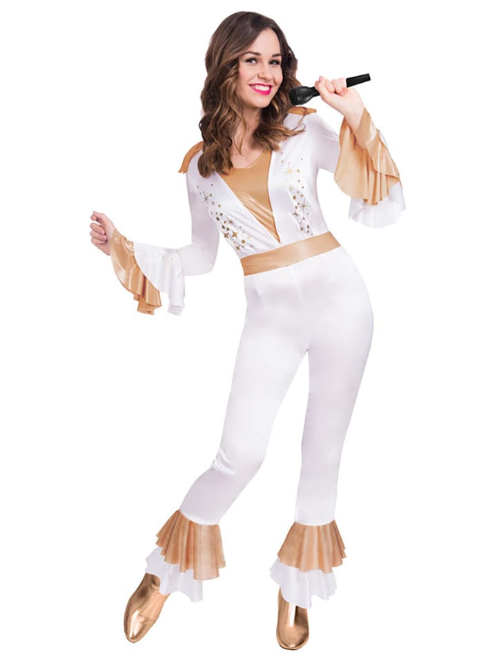 amscan Kostium "Disco Queen" w kolorze białym rozmiar: XL