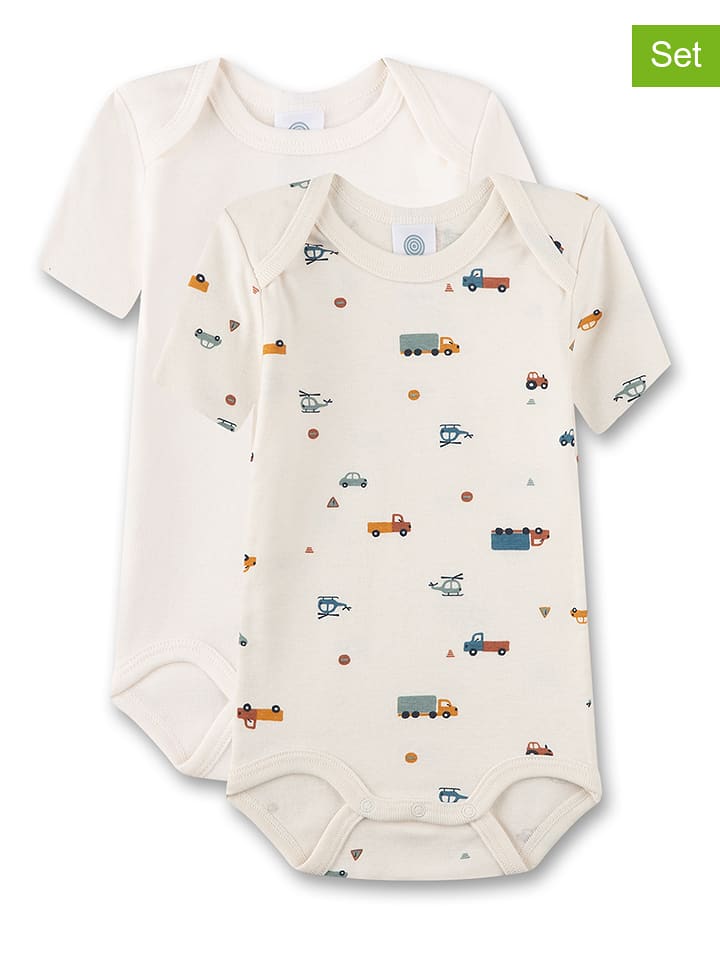 Sanetta Body (2 szt.) w kolorze kremowym rozmiar: 86