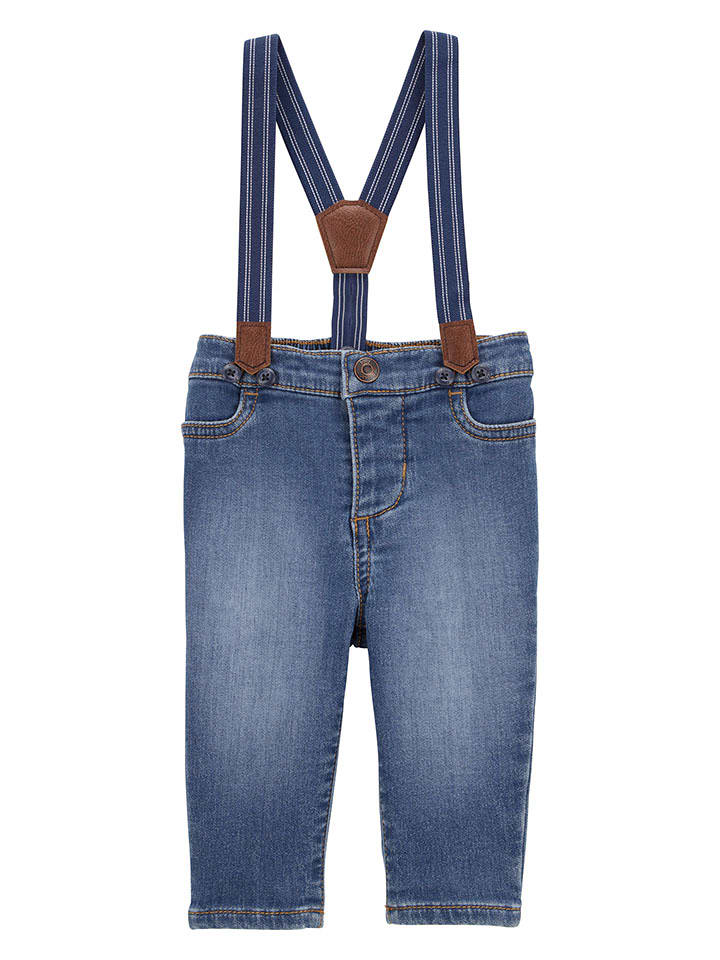 OshKosh Ogrodniczki w kolorze niebieskim rozmiar: 68