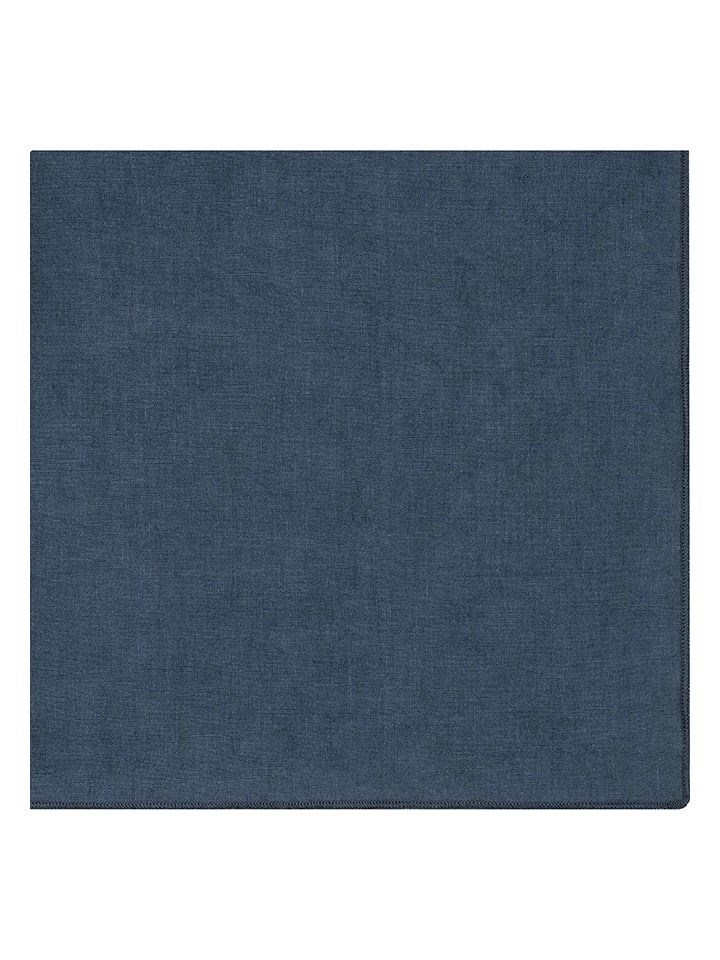 Blomus Lniana serwetka "Lineo" w kolorze granatowym - 42 x 42 cm rozmiar: onesize