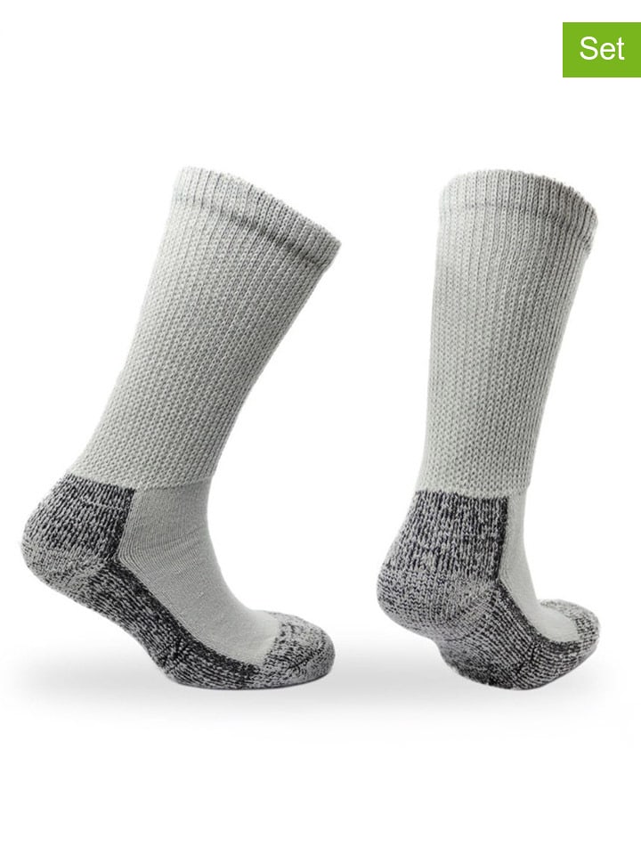 Norfolk Skarpety funkcyjne (3 pary) w kolorze czarno-szarym rozmiar: 35-38