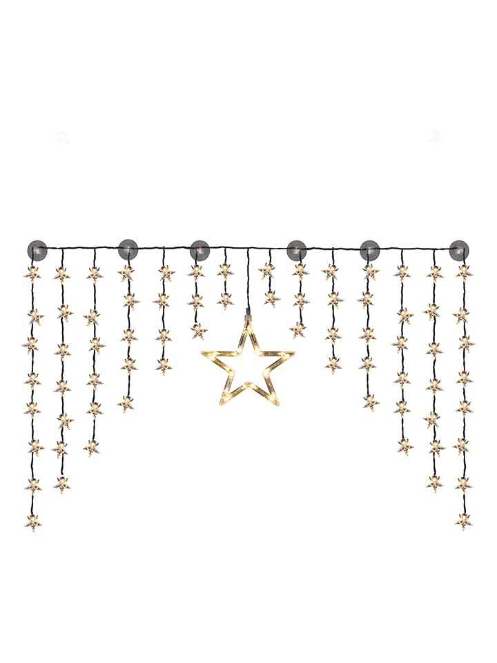 Profiline Zasłona świetlna LED "Star" w kolorze ciepłej bieli - 135 x 95 cm rozmiar: onesize