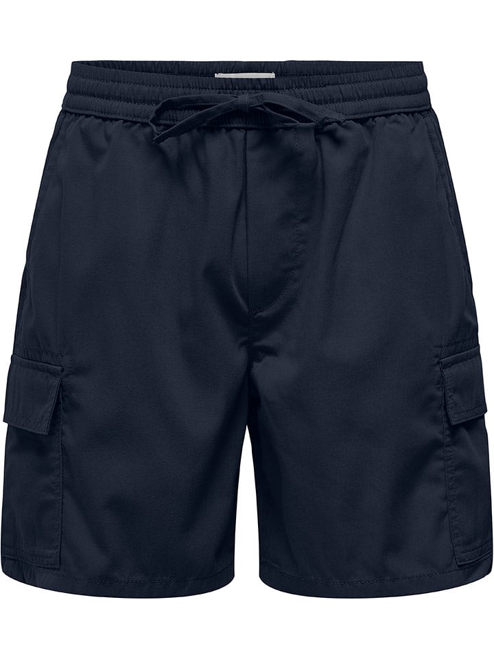ONLY & SONS Szorty "Kal" w kolorze granatowym rozmiar: XXL
