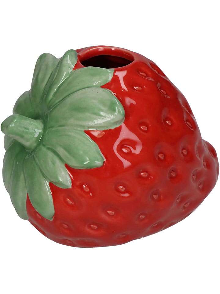 Kersten Wazon "Strawberry" w kolorze czerwonym - 13 x 10 x 10 cm rozmiar: onesize