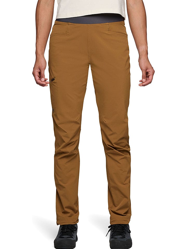 Black Diamond Spodnie softshellowe "Alpine Light" w kolorze jasnobrązowym rozmiar: XL