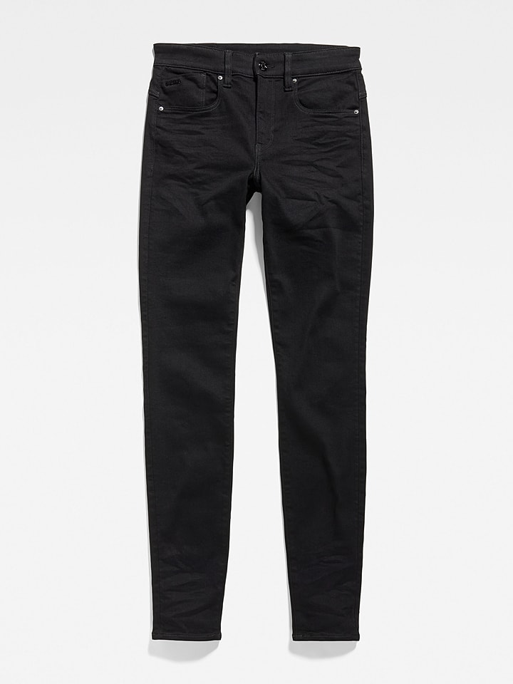 G-Star Dżinsy - Skinny fit - w kolorze czarnym rozmiar: W27/L32