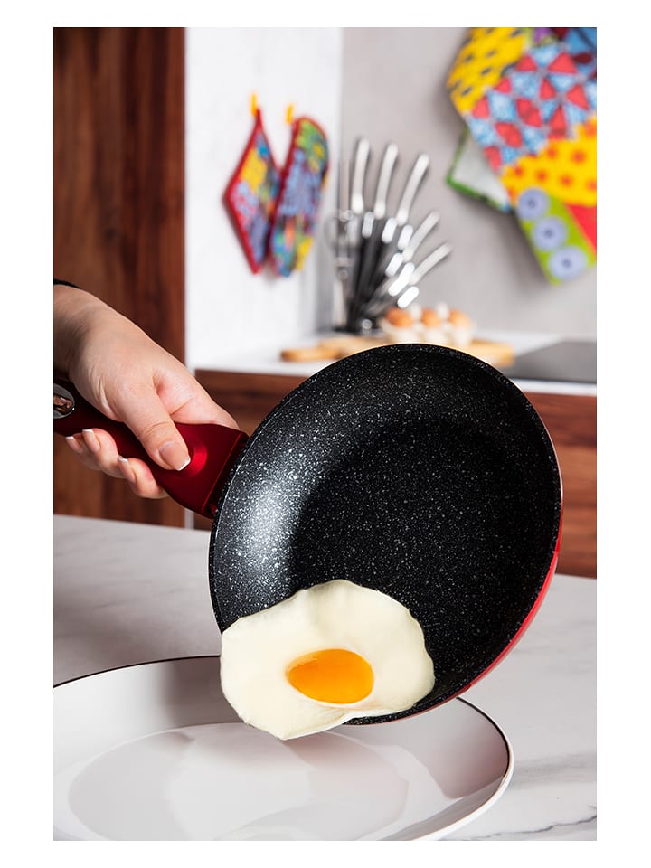 Trendy Kitchen by EXCÉLSA Patelnia "Phoenix" w kolorze czerwonym - Ø 20 cm rozmiar: onesize
