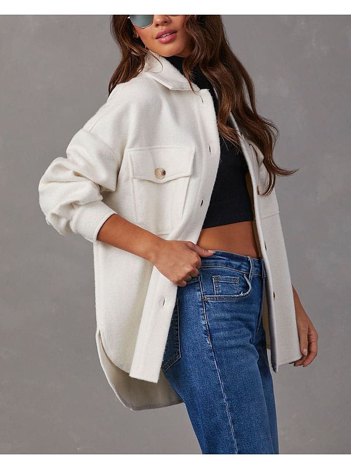 Milan Kiss Bluzka w kolorze kremowym rozmiar: L