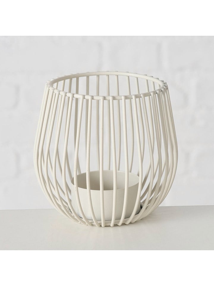 Boltze Świecznik "Pulpo" w kolorze beżowym - wys. 9 x Ø 10 cm rozmiar: onesize