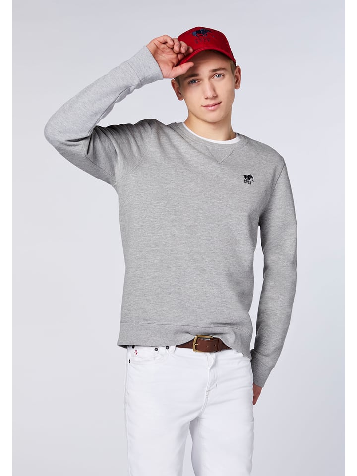 Polo Sylt Bluza w kolorze szarym rozmiar: 3XL