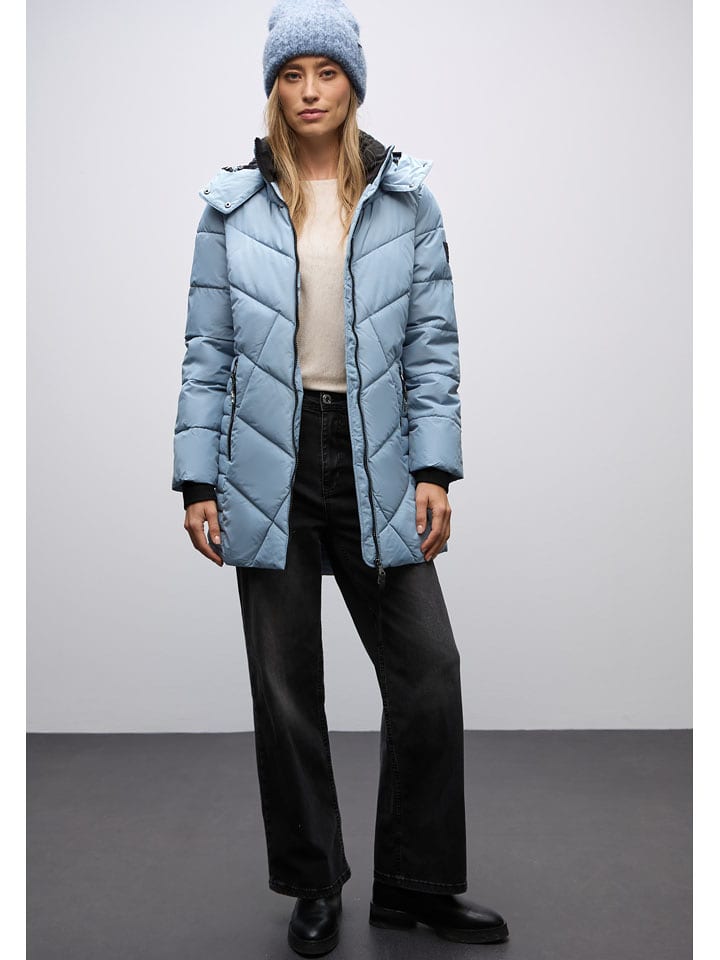 Street One Kurtka zimowa w kolorze błękitnym rozmiar: 42
