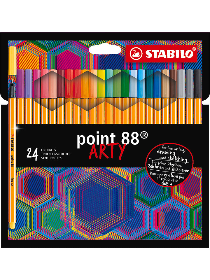 STABILO Cienkopisy (24 szt.) "STABILO point 88 - ARTY" rozmiar: onesize