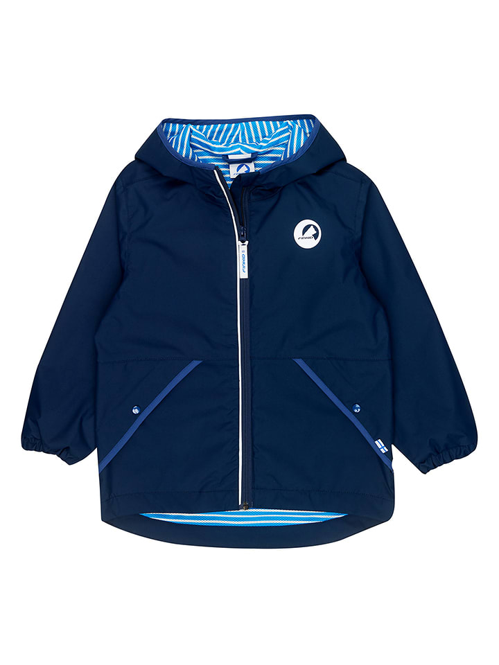 finkid Kurtka przeciwdeszczowa "Puuskianinen" w kolorze granatowym rozmiar: 100/110