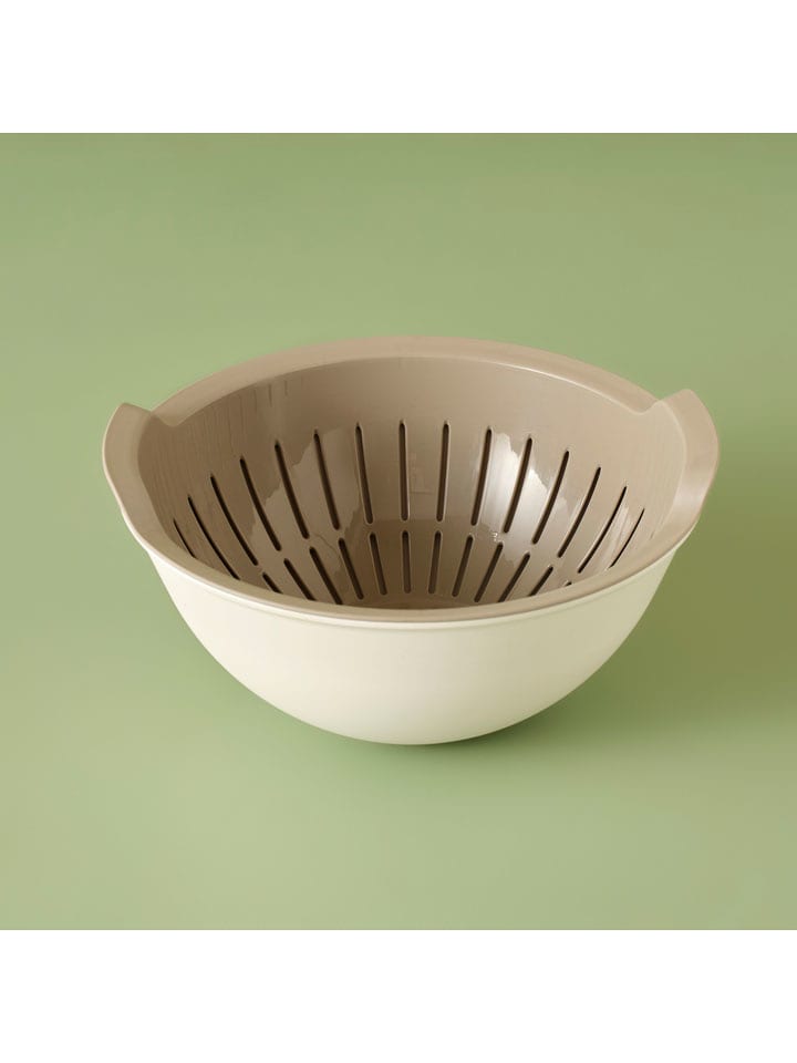 BELLA MAISON Salaterka w kolorze biało-beżowym - 3 l rozmiar: onesize