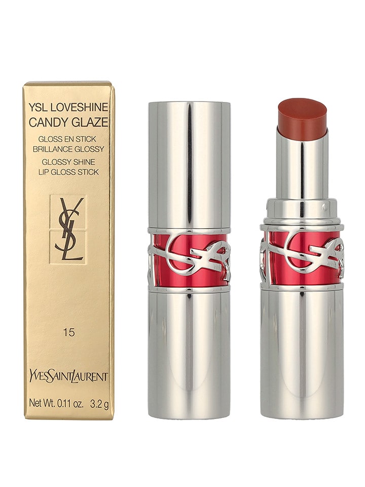 Yves Saint Laurent Szminka "Loveshine Candy Glaze - #15 Showcasing Nude" - 3,2 g rozmiar: onesize