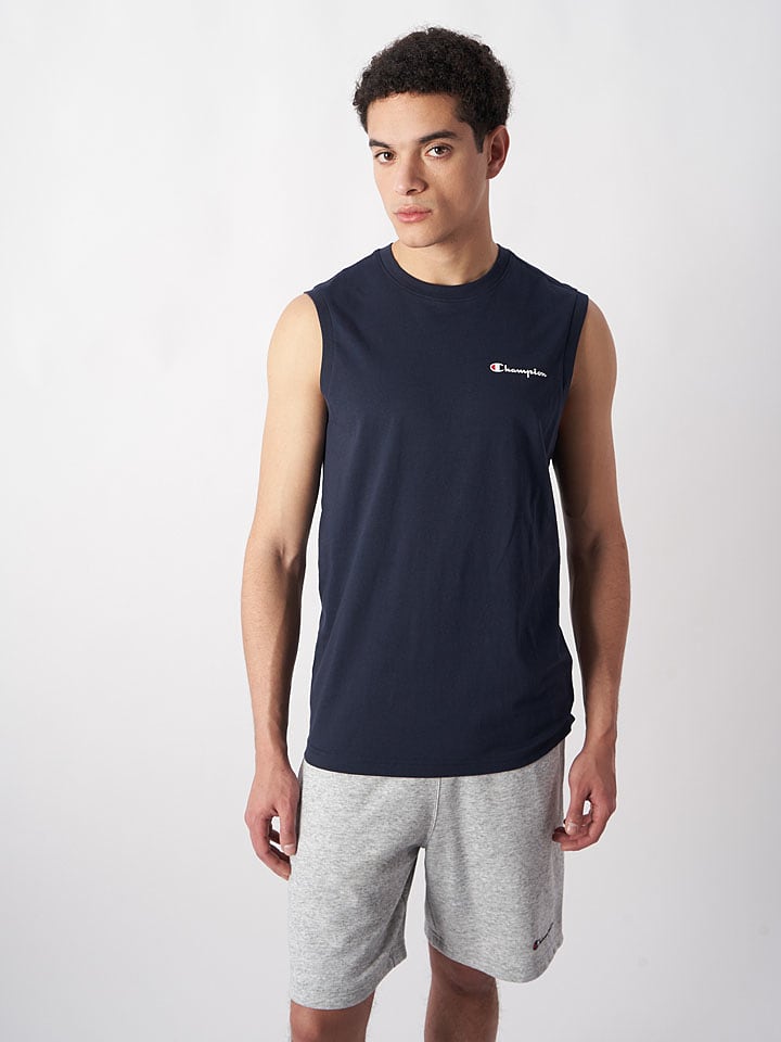 Champion Top w kolorze granatowym rozmiar: L