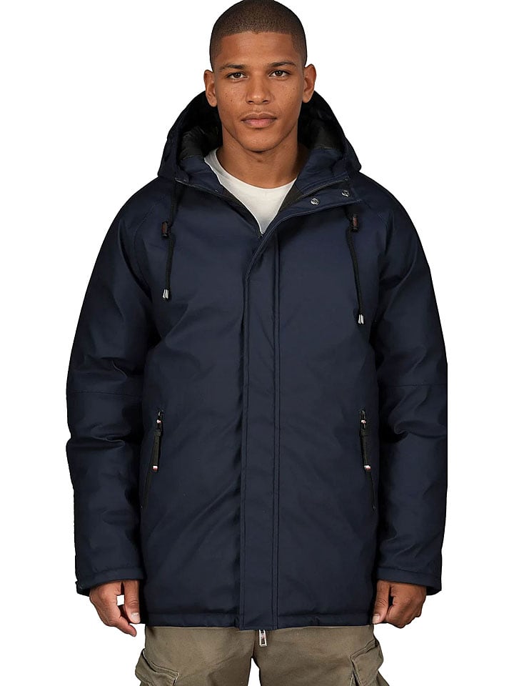 Geographical Norway Parka "Bresley" w kolorze granatowym rozmiar: L