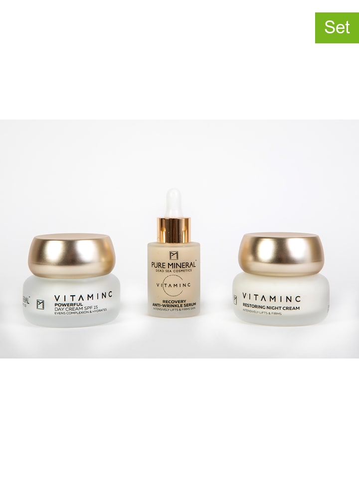 PURE MINERAL 3-częściowy zestaw pielęgnacyjny "Vitamin C" rozmiar: onesize