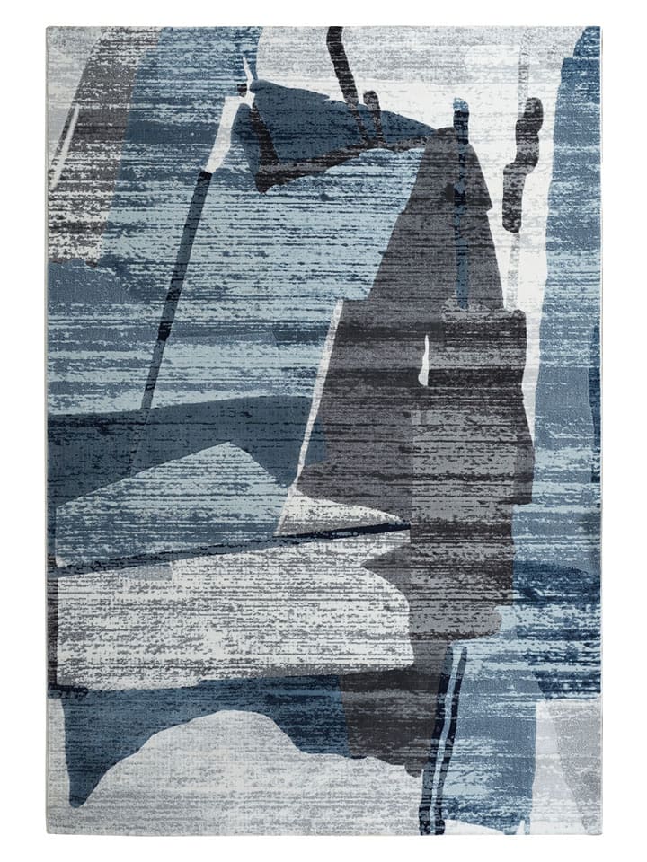 deco Rugs & Carpet Dywan "Double" w kolorze szaro-niebieskim rozmiar: 60x110 cm
