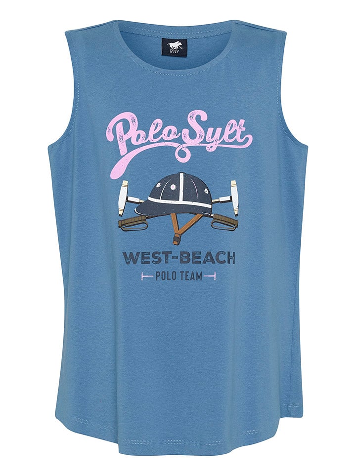 Polo Sylt Top w kolorze niebieskim rozmiar: 158/164