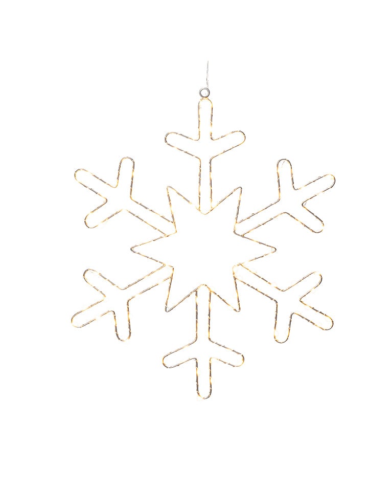 Konstsmide Lampa dekoracyjna LED "Snowflake" - KEE G (KEE A do G) - 48 x 46,5 cm rozmiar: onesize