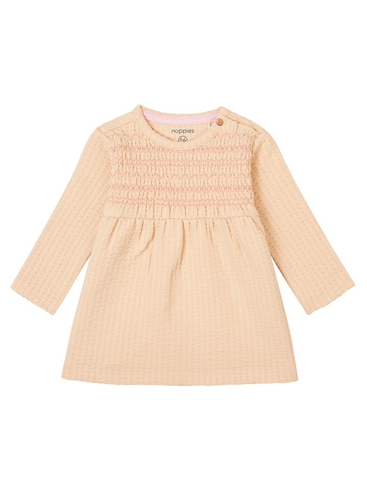 Noppies Sukienka "Fenay" w kolorze beżowym rozmiar: 80