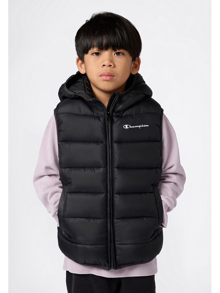 Champion Kamizelka pikowana w kolorze czarnym rozmiar: 158/164