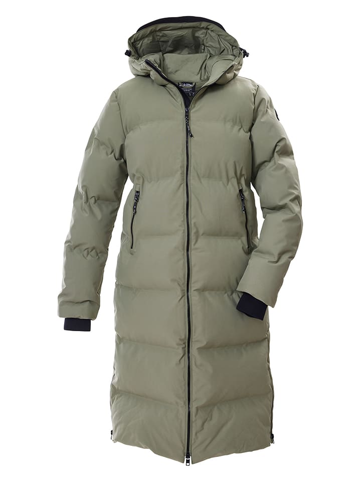 Killtec Płaszcz zimowy w kolorze szarozielonym rozmiar: 42