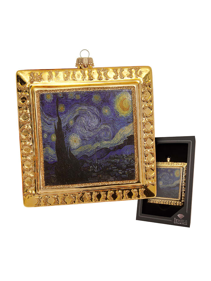 Krebs Glas Lauscha Ozdoba choinkowa w kolorze złotym - 15 x 15 cm rozmiar: onesize