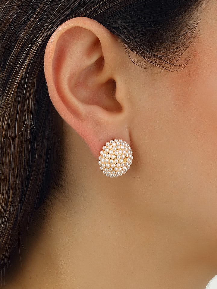 atelier MIU Pozłacane kolczyki-wkrętki rozmiar: onesize