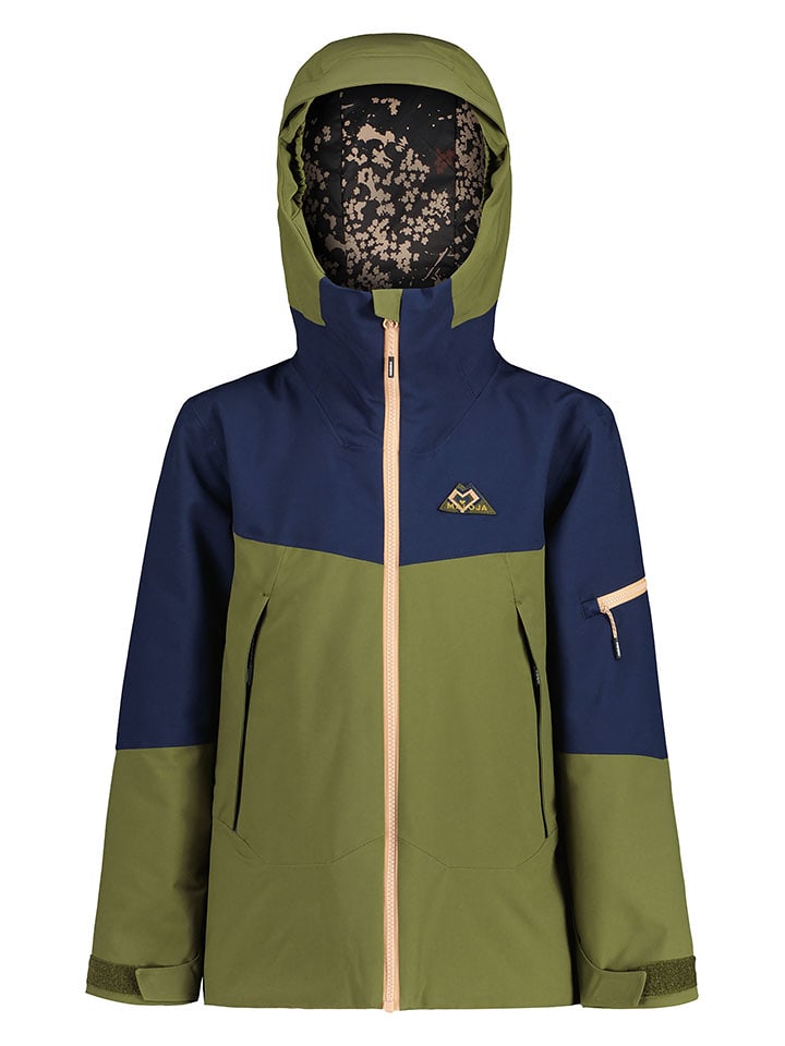 Maloja Kurtka narciarska "GirllitzG." w kolorze granatowo-oliwkowym rozmiar: 140/146