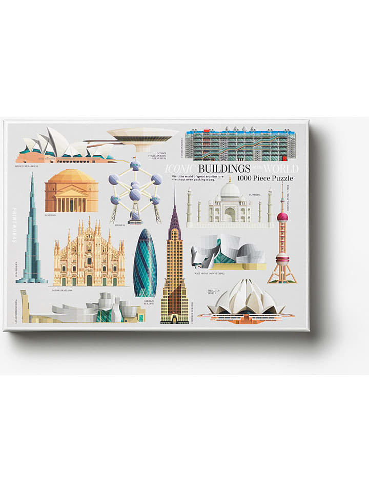 Printworks 1000-częściowe puzzle "Iconic Buildings" - 11+ rozmiar: onesize