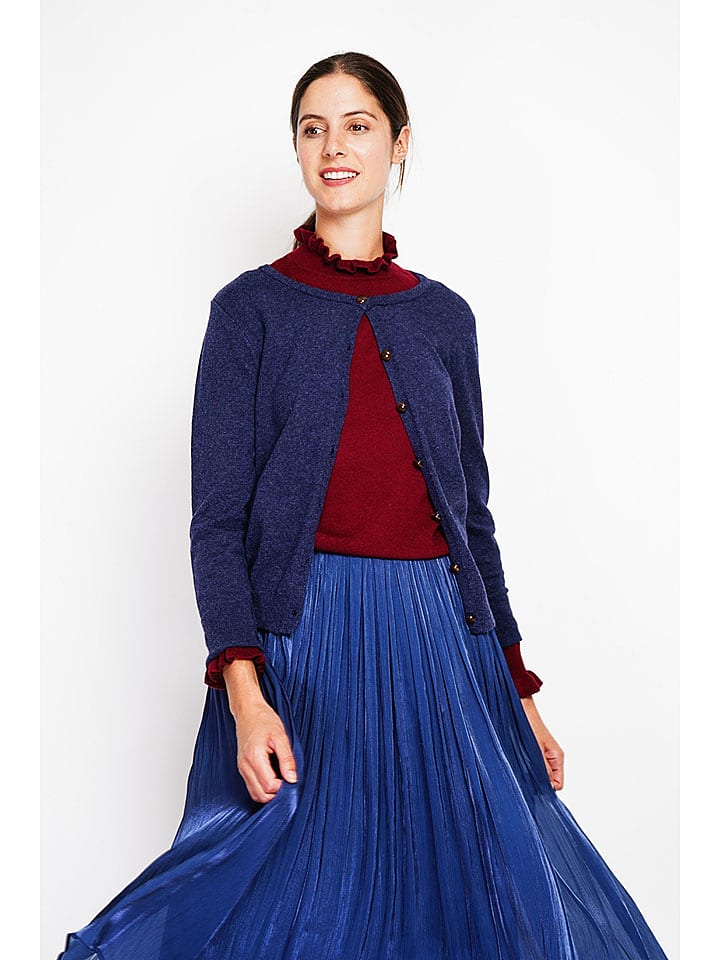 ASSUILI Kardigan w kolorze granatowym rozmiar: 34