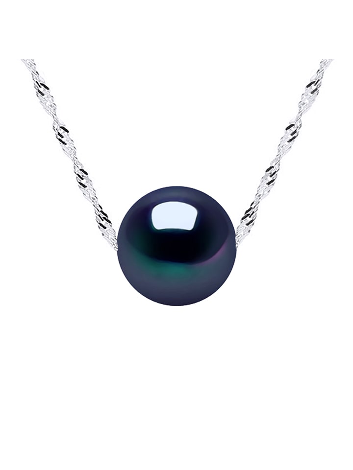 Mitzuko Srebrny naszyjnik z perłą - dł. 42 cm rozmiar: onesize